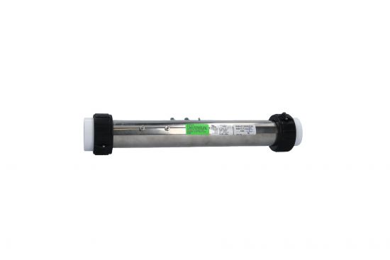 Heater Assembly, Gecko, SSPA, 5.5kW, 230V, 2" x 15"Long, w/Tailpieces : C2550-0800ET-G