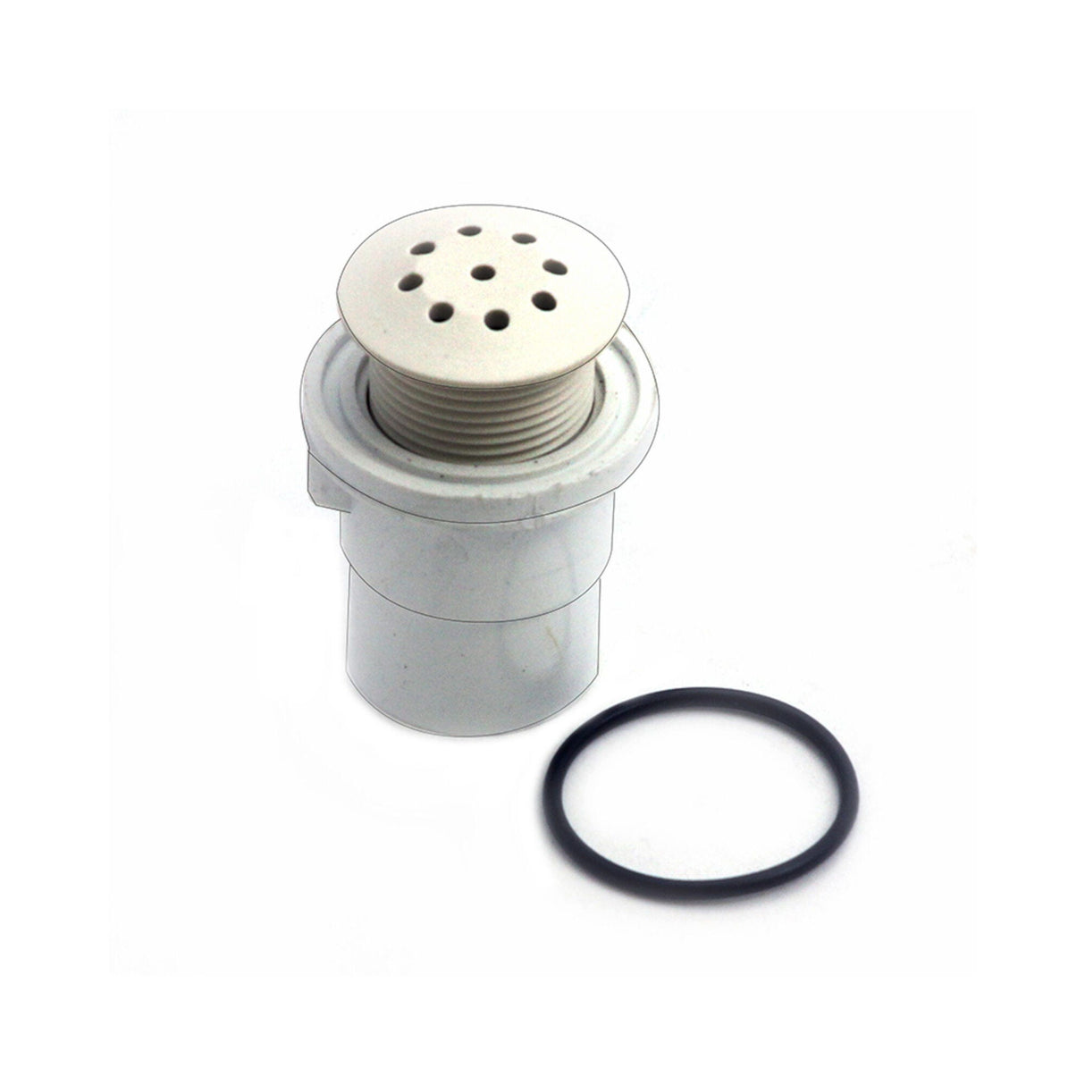 Air Injector, Waterway Top-Flo, Straight, 1" Spg, White : 670-2330