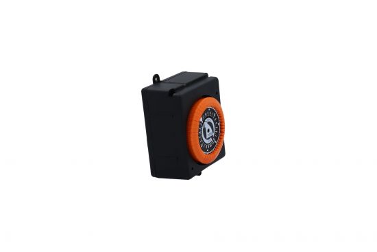 Time Clock, Intermatic, 24HR, 115V, 20A, SPST, Orange : PB913N