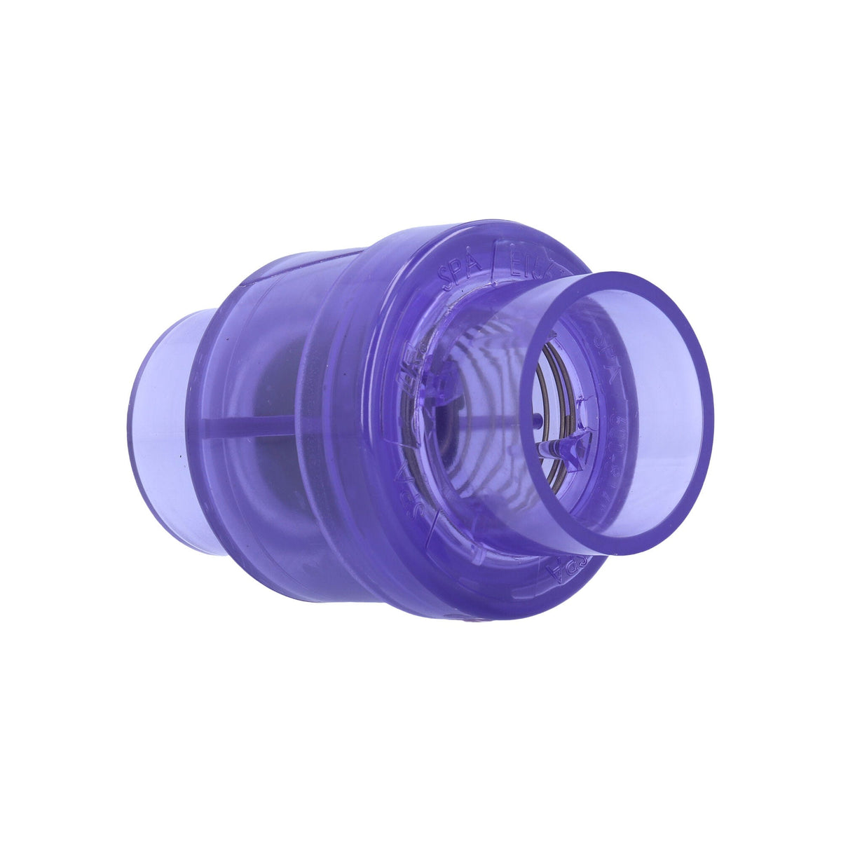 Check Valve, Air, Waterway, 1/4lb Spring, 2"Spg x 2"Spg, Clear : 600-8160