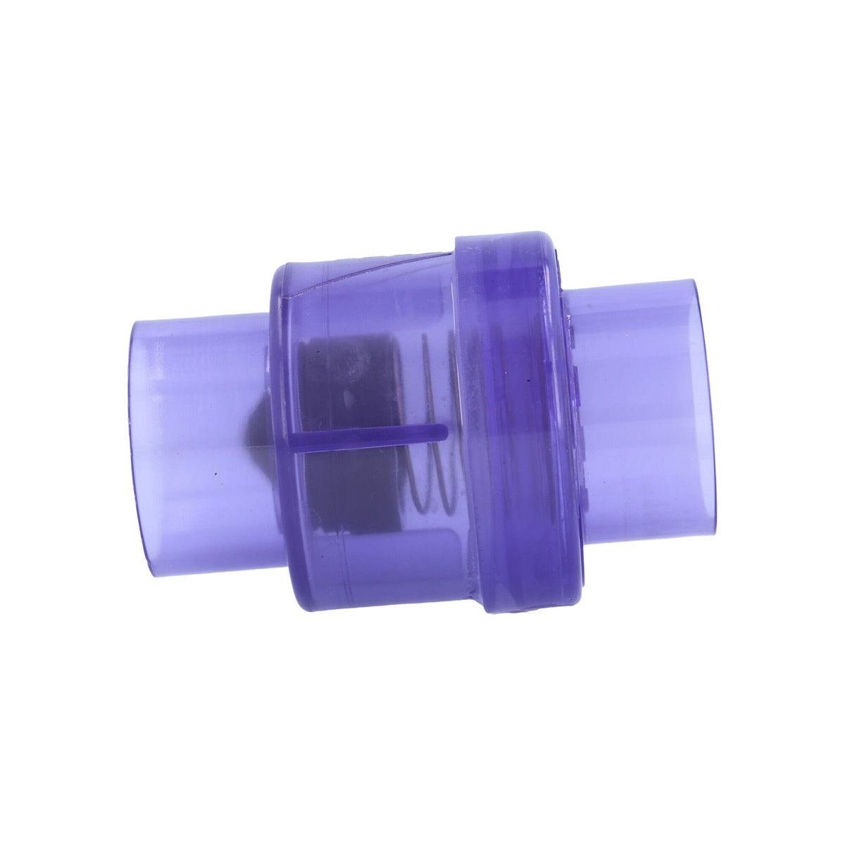 Check Valve, Air, Waterway, 1/4lb Spring, 2"Spg x 2"Spg, Clear : 600-8160