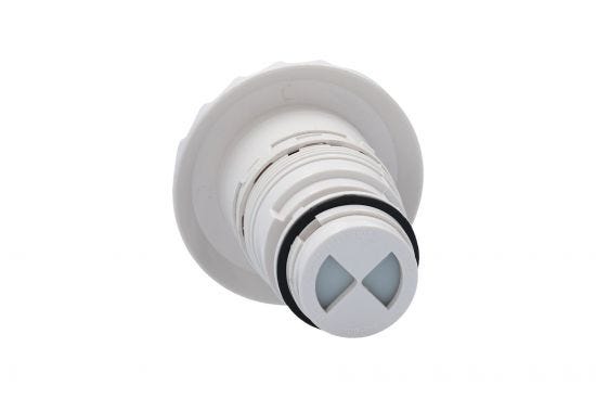 Jet Internal, Waterway Poly Jet, Adjustable Deluxe, Pulsator, 3-1/2" Face, White : 210-6070