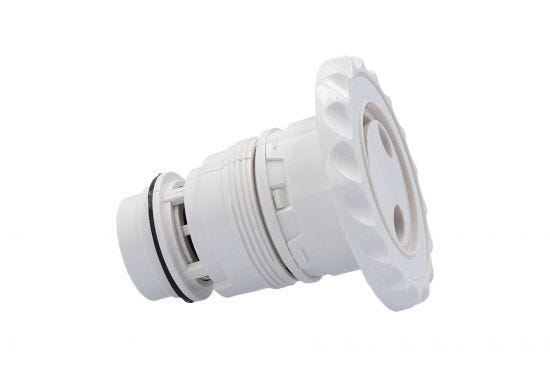 Jet Internal, Waterway Poly Jet, Adjustable Deluxe, Pulsator, 3-1/2" Face, White : 210-6070
