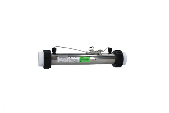 Heater Assembly, HydroQuip, Flo-Thru, M7, 5.5KW, 230V, 2.25" x 13.375" : 26-0069-7S-KS