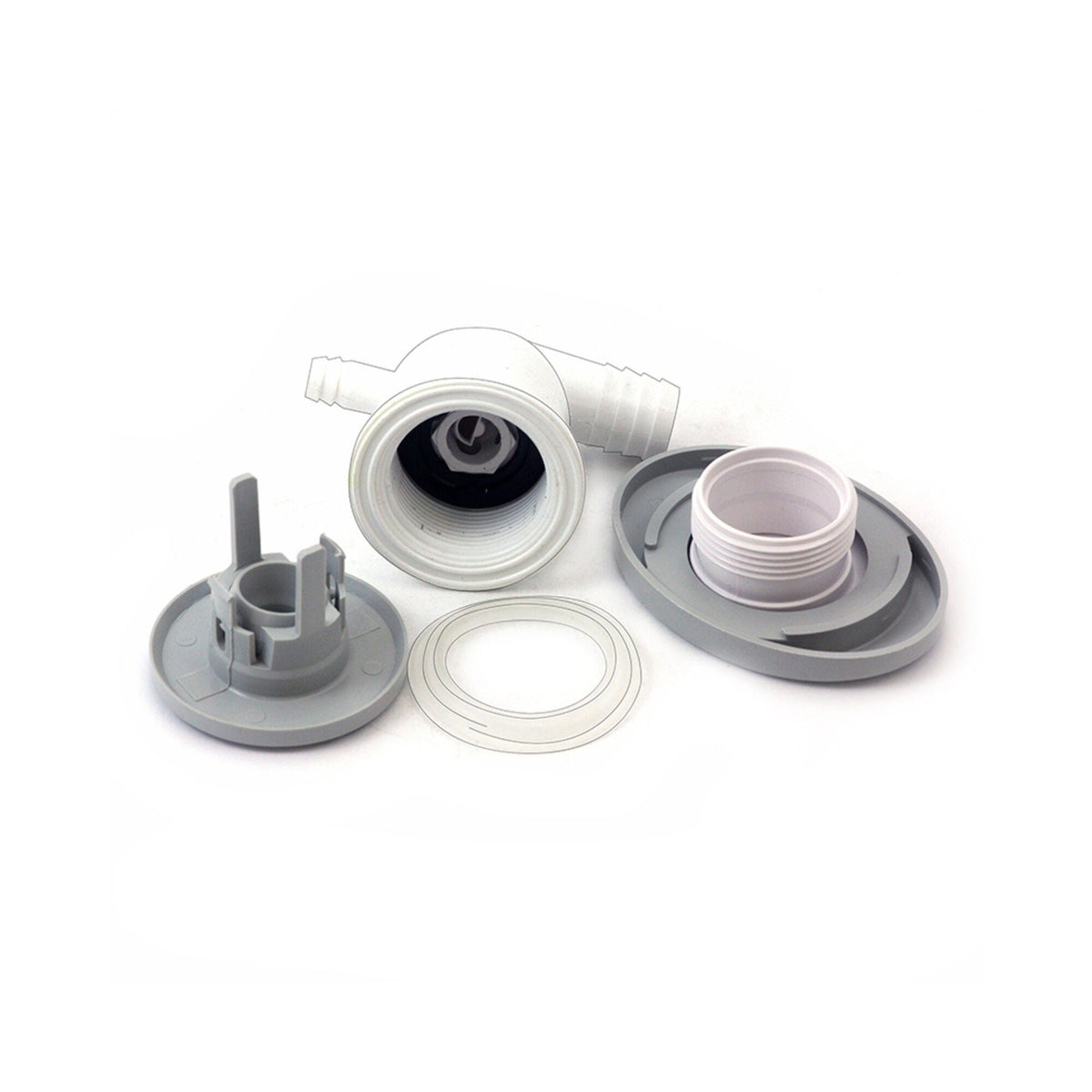 Jet Assy,MARQUIS,ISO,Direct'l,3-3/4"Oval Face,3/8"B Air x : 320-6611