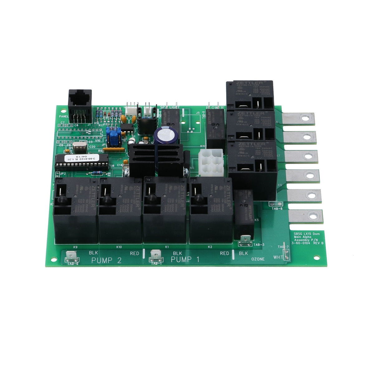 Circuit Board, Len Gordon, LX-15, Rev1.31, SBSG, Pre2001, No Circ : 3-60-0104