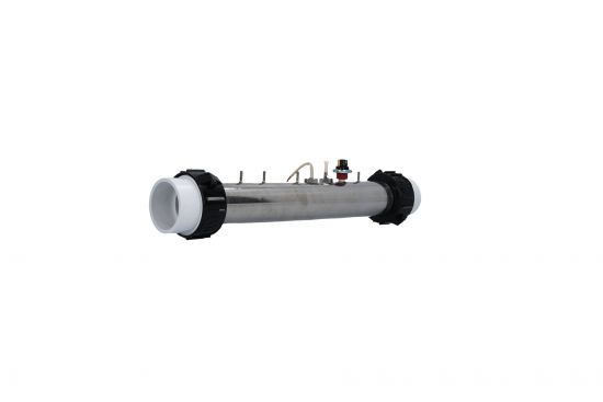 Heater Assembly, Gecko, MSPA, Flo-Thru, 3.0KW, 230V, 2" x 15" : 9920-100345