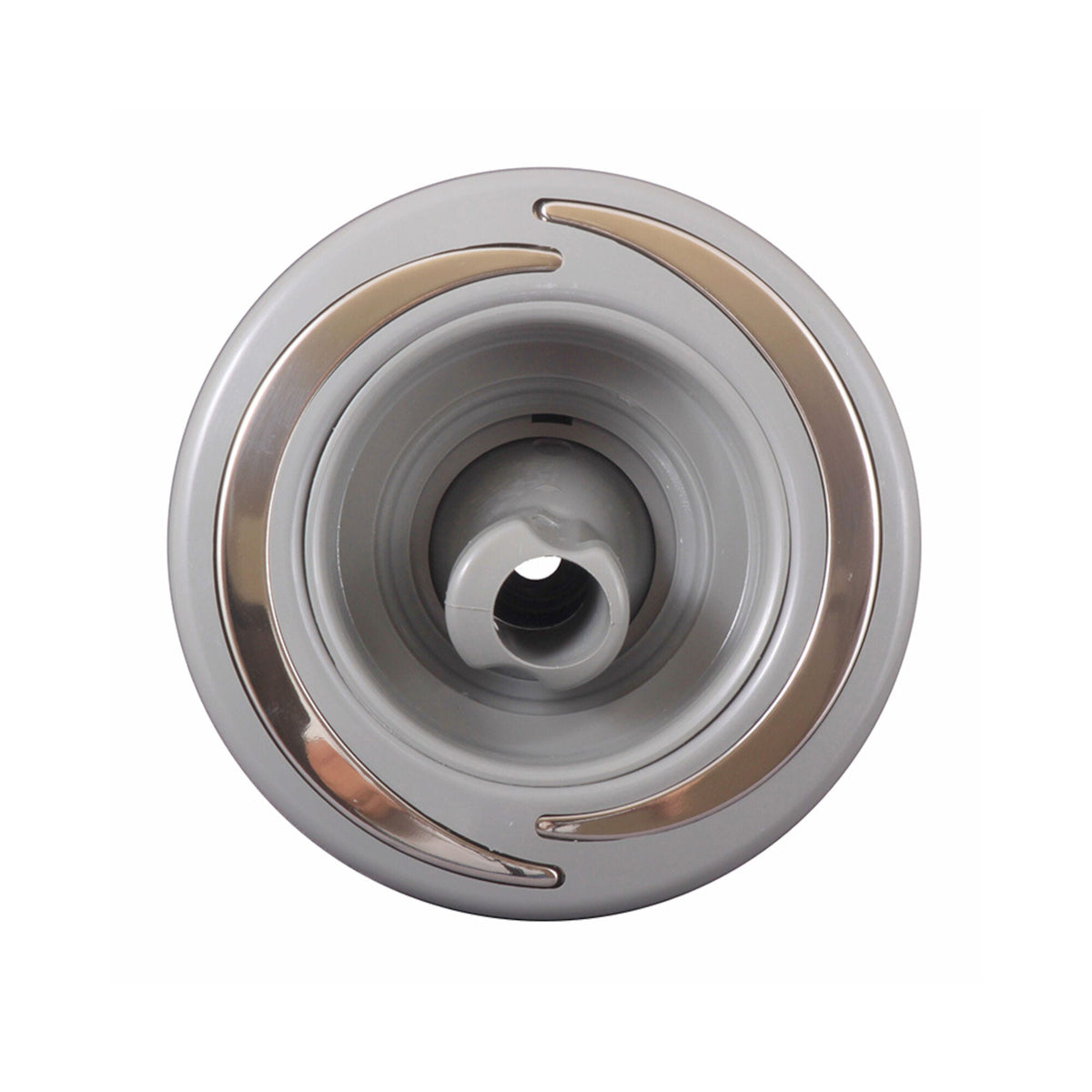 Jet Internal, Waterway Power Storm, Thread-In, Roto, 5"Face, Eclipse Style, Gray w/SS Trim : 239-0647S