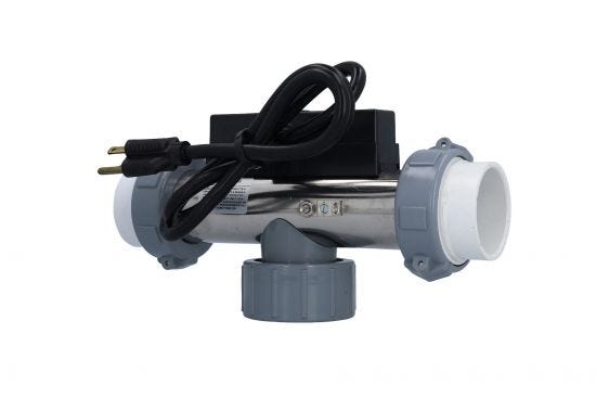 Heater Assembly, Whirlpool/Bath, Tee Style, 7", 1.5KW, 115V w/3' NEMA Plug : 25-16003-10