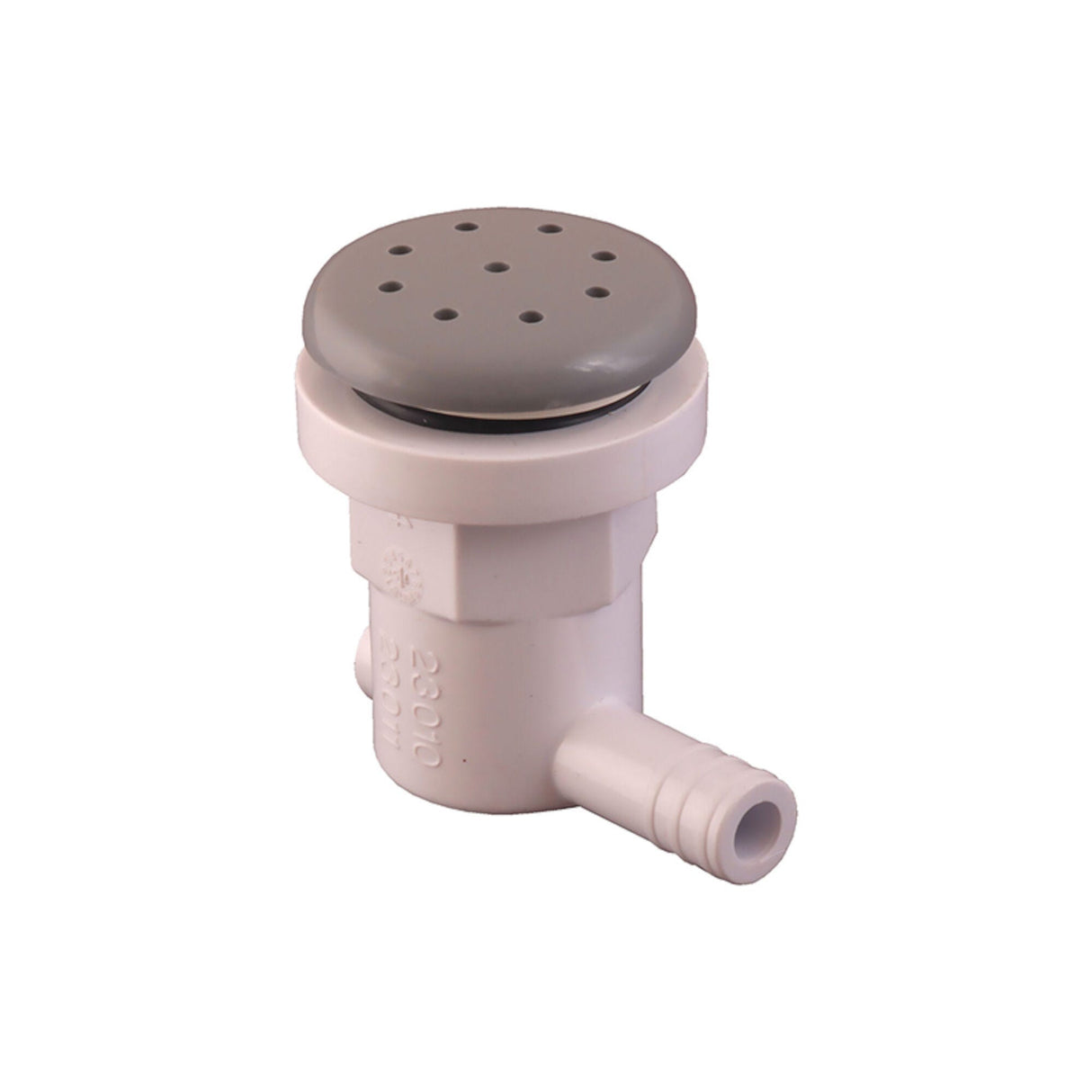Air Injector, CMP Multi-Port, 3/8"RB, Ell Body, Gray : 23010-001-000