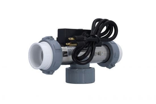 Heater Assembly, Whirlpool/Bath, Tee Style, 7", 1.5KW, 115V w/3' NEMA Plug : 25-16003-10