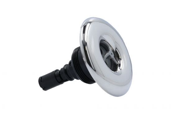 Jet Internal, Rising Dragon Quantum, 3" Face, Screw In, Pulsator, Smooth, Gray w/ Stainless Escutcheon : RD203-3427S