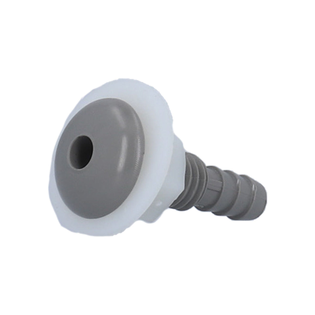 Air Injector, Waterway Button Style, 1/4" Barb, Gray : 670-2137