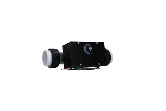 Heater Assembly, Generic, Flo-Thru, 1.5KW, 115V, 2" x 10" w/Pressure Switch, Hi-Limit & Thermostat : 20-08410