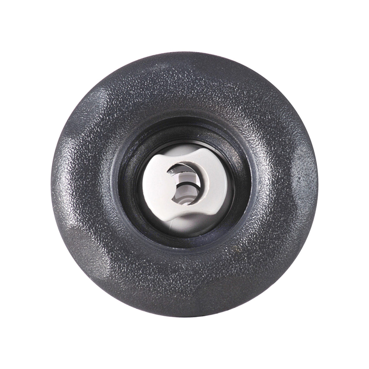 Jet Internal, Waterway Poly Storm, Rotating, 4" Face, Textured, 5-Scallop, Dark Silver/Sterling Silver : 212-8149DSG-STS