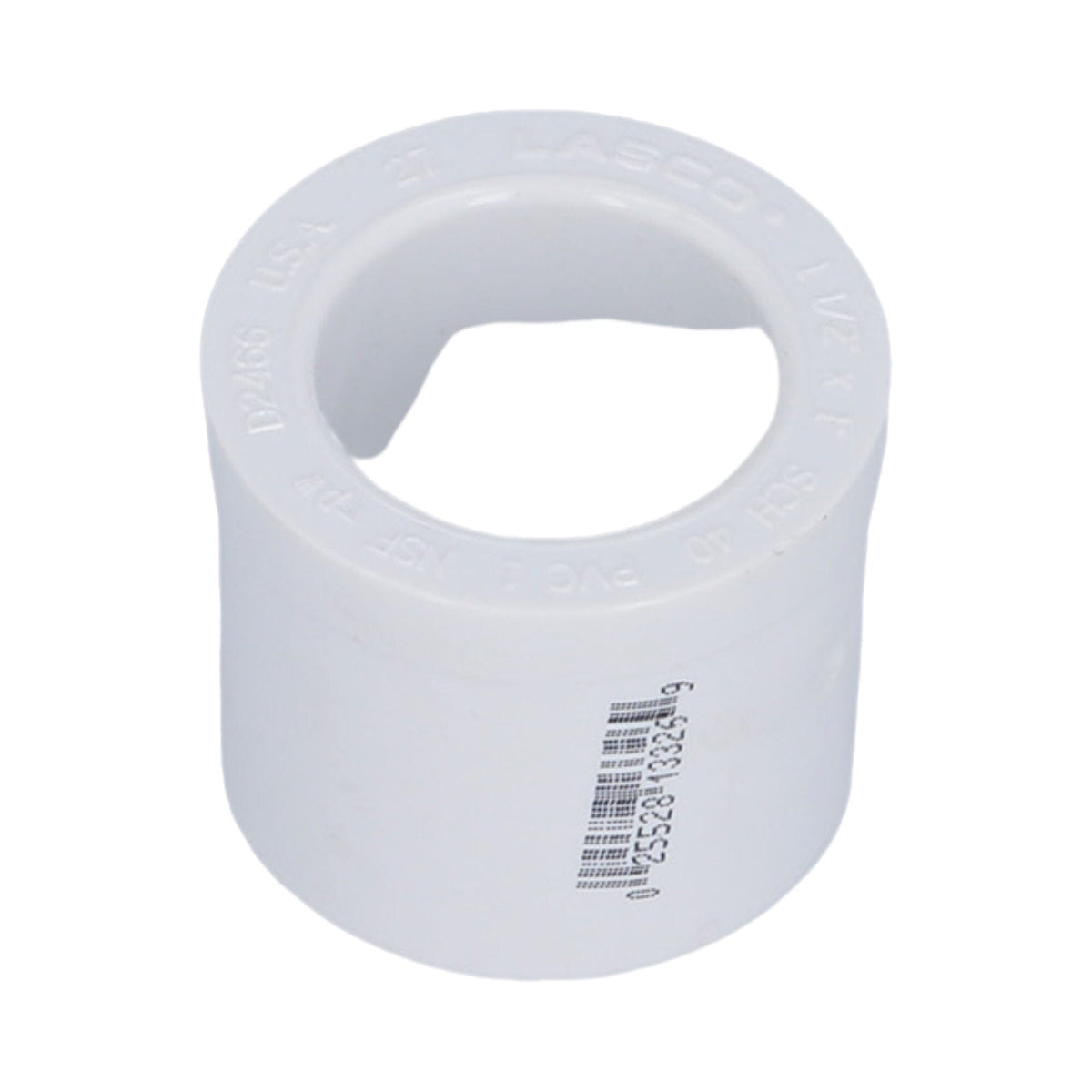 Fitting, PVC, Reducer Bushing, 1-1/2"Spg x 1"S : 437-211