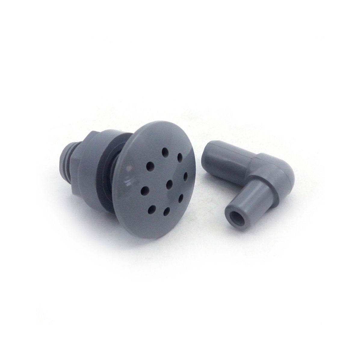 Air Injector, CMP Whirlwind, 3/8"SB, Ell, Gray : 23030-001-000
