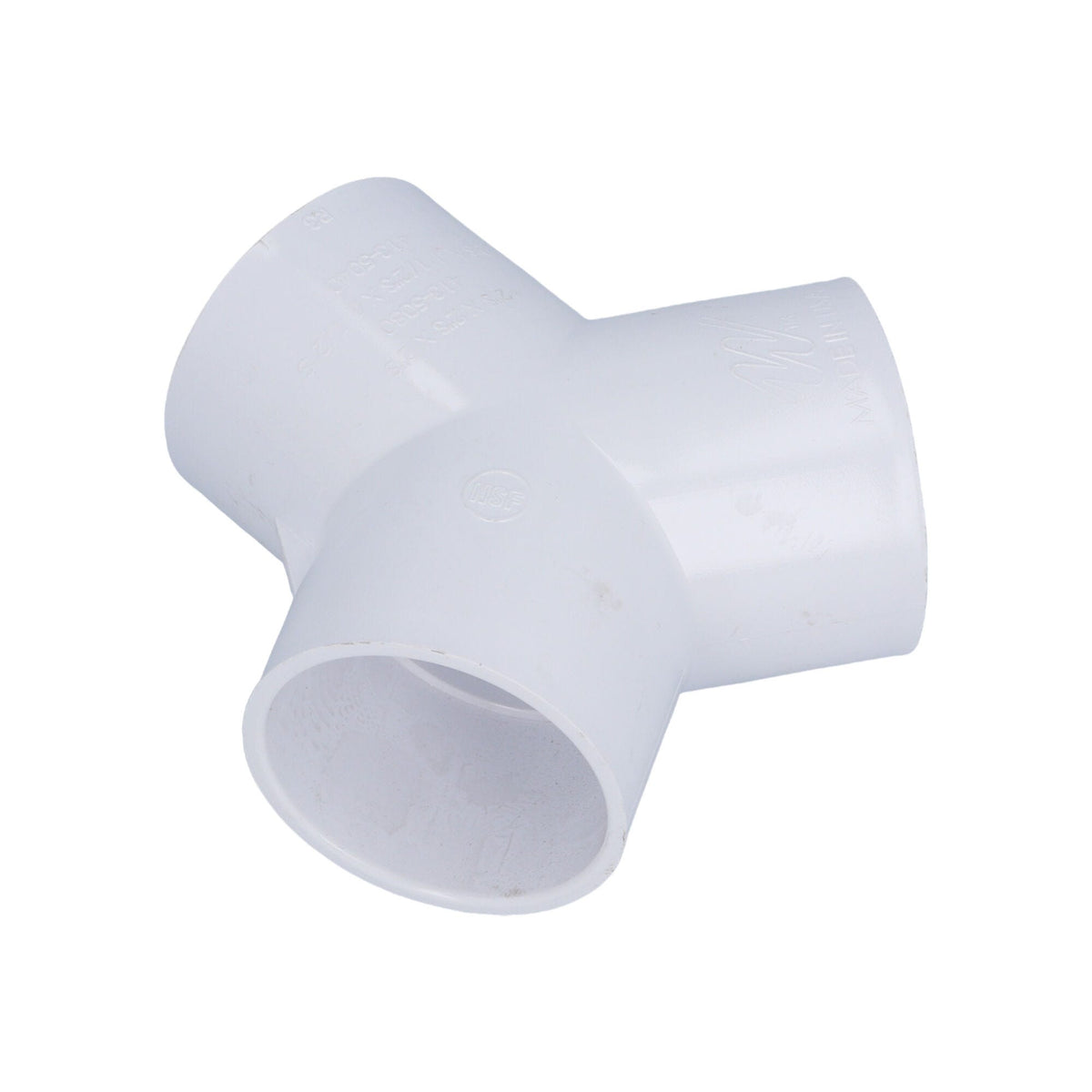 Fitting, PVC, Slip Wye, 120°, 2"S x 2"S x 2"S : 413-5080