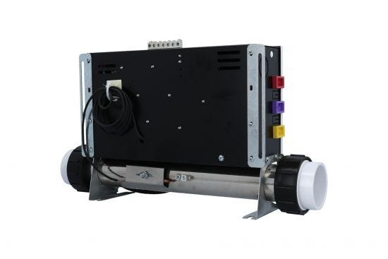 Control System, Air, HydroQuip CS6009US1 Slide , Conv. 1.4/5.5kW, Pump1, Blower or P2, Light, w/ Time Clock : CS6009-US1