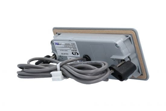 Spaside Control, HydroQuip Eco-3,Rect., 6-Button, LED, Pump1-Pump2-Blower/Aux-Light-Up-Down : 34-0197