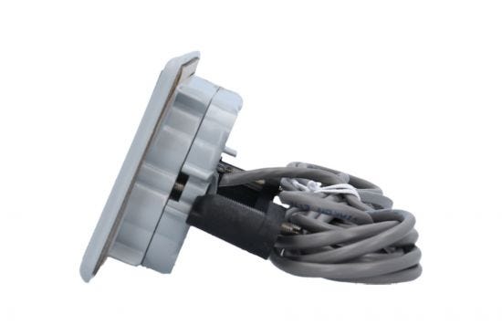 Spaside Control, HydroQuip Eco-3,Rect., 6-Button, LED, Pump1-Pump2-Blower/Aux-Light-Up-Down : 34-0197