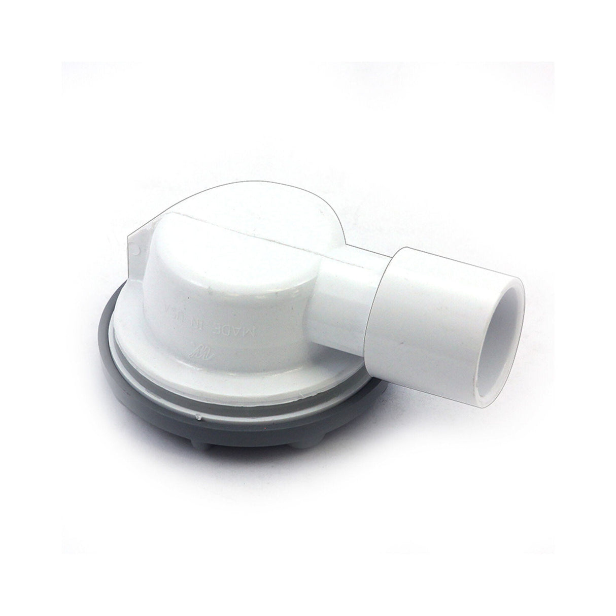 Drain, Waterway, Low Profile, 90° Ell Body, 1"S, Gray : 640-4237