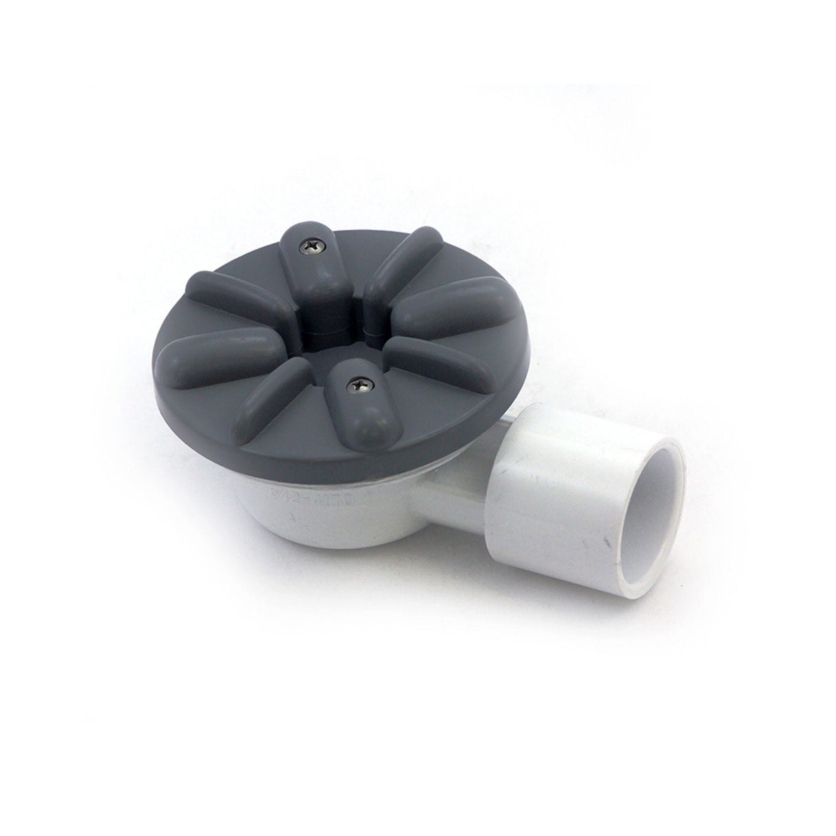 Drain, Waterway, Low Profile, 90° Ell Body, 1"S, Gray : 640-4237