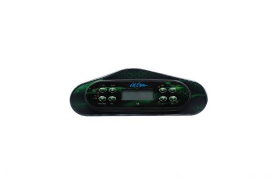 Spaside Control, Cal Spa Balboa Large Dash GL w/Bezel, 8-Button, LCD, Jet1-Jet2-Option : ELE50371