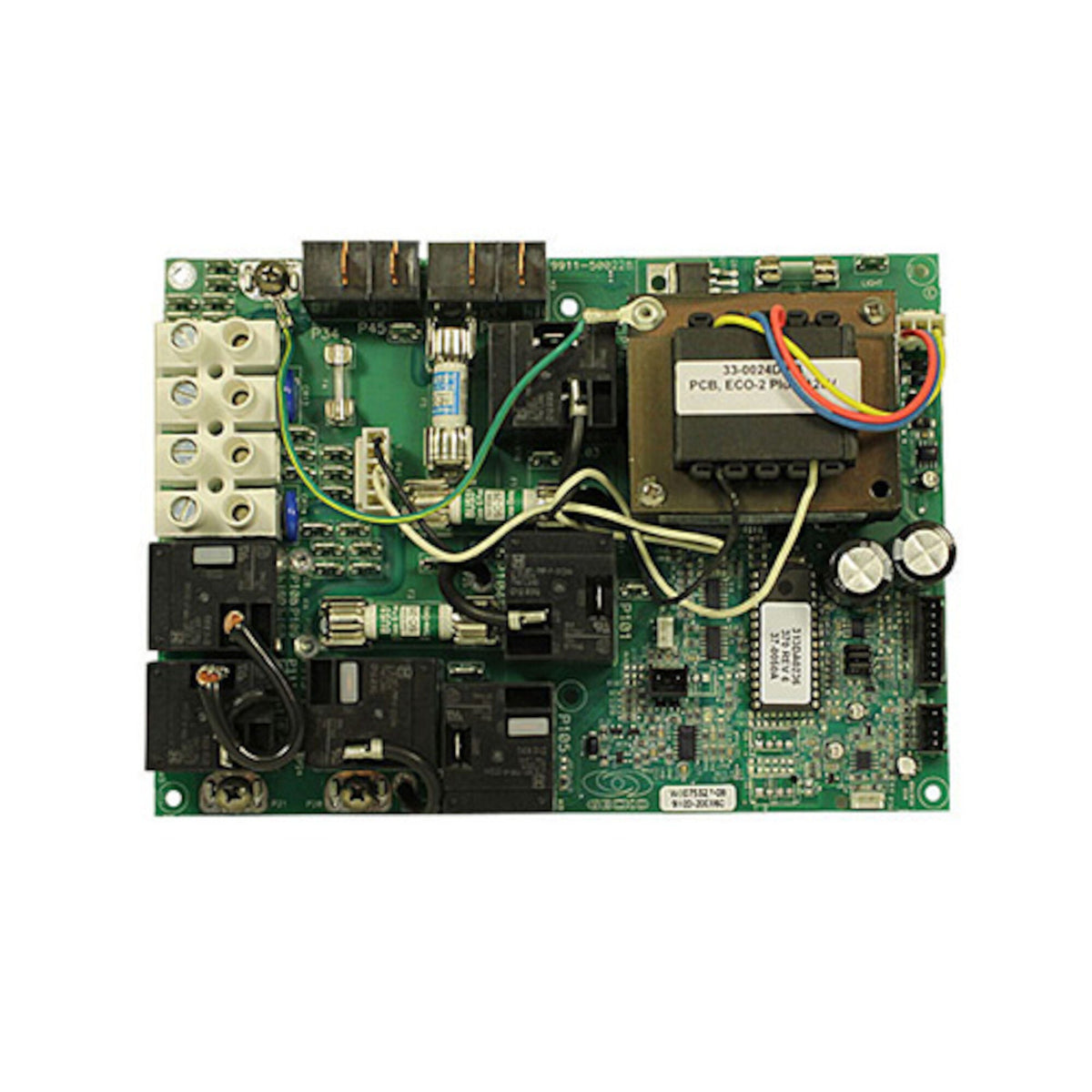 Circuit Board, HydroQuip, ECO-2+2, 4220/6200/9220, JST Cable : 33-0024D-R3