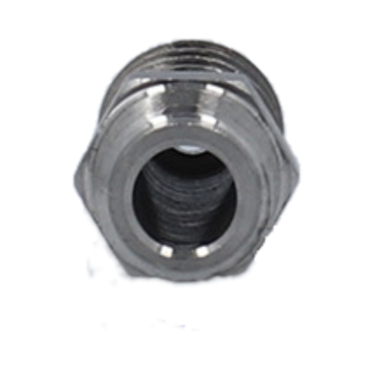 Fitting, Stainless Steel, Barbed Adapter, Sundance / Jacuzzi, 1/8"MPT x 3/8"Barb : 6540-034