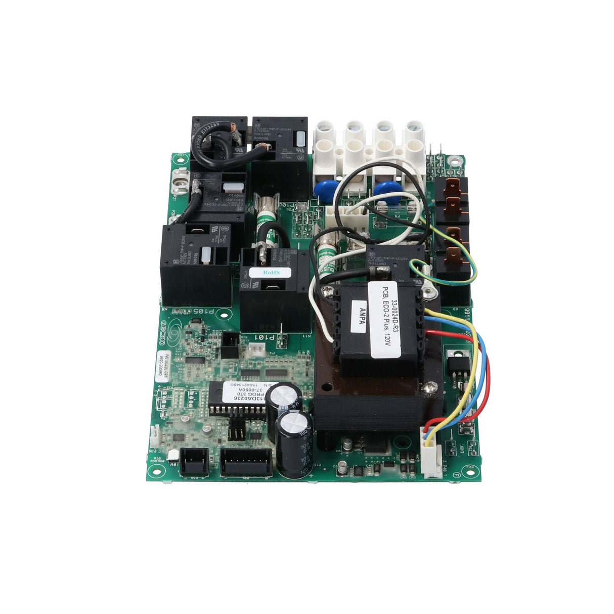 Circuit Board, HydroQuip, ECO-2+2, 4220/6200/9220, JST Cable : 33-0024D-R3