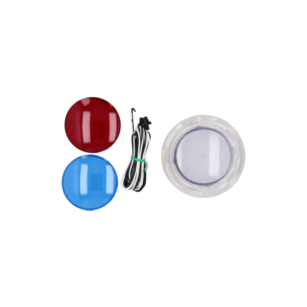 Light Lens Kit, Waterway, Jumbo OEM, 8', Rear Access, 5"Face, 3-3/4"Hole : 630-K105