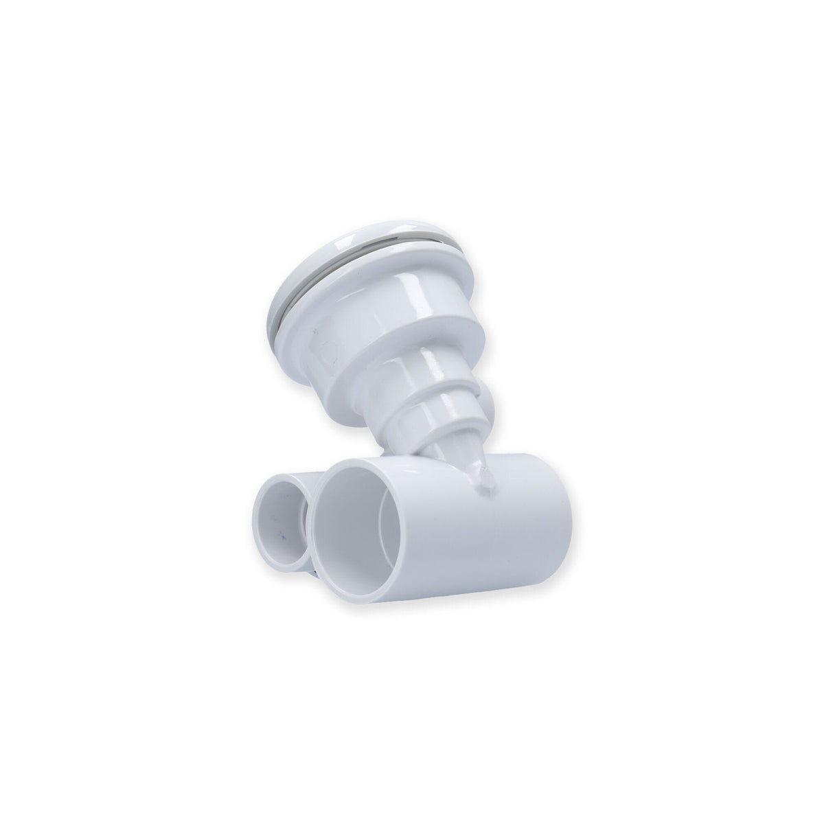 Jet Assembly, HydroAir Micro'ssage, Roto, Tee Body, 1-1/2"S Water x 1"S Air, White : 16-5250