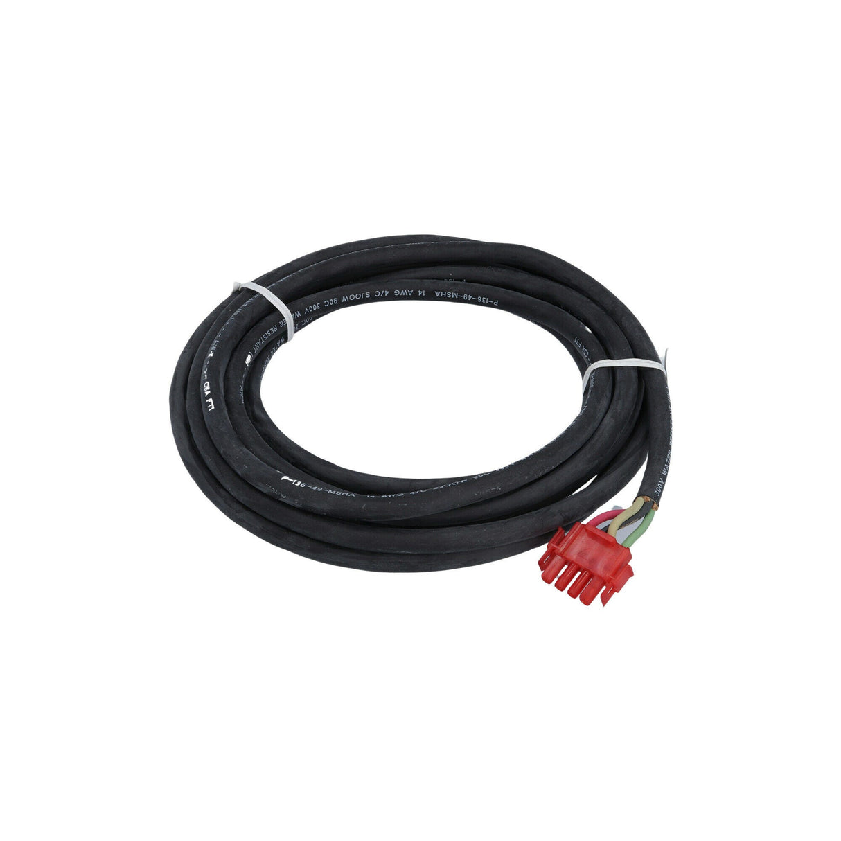 Amp Plug, Pump, 2-Speed, 4-Pin, 14/4, 14' Cord, Red : 5-50-0211