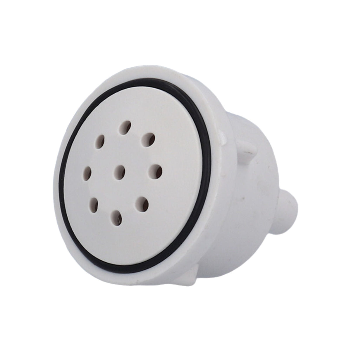 Air Injector, Waterway Top-Flo Straight, 3/8" Barb, White : 670-2290