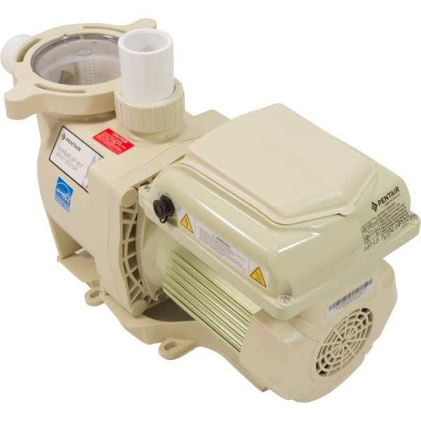 Pump, Pentair SuperFlo VST, 1.5hp, 115/208-230v, Var-Spd, Almond : EC-342001