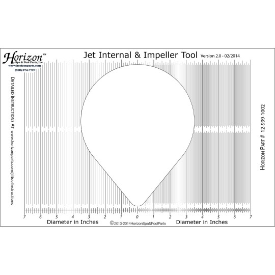 Horizon Jet Internal and Impeller Tool : 12-999-1002