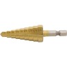 Tool, Step Drill Bit, 1/4" - 3/4" :