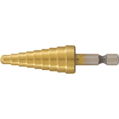 Tool, Step Drill Bit, 1/4" - 3/4" :