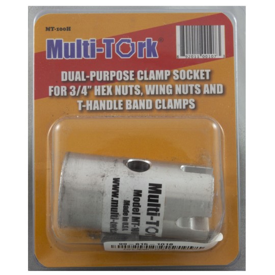 Tool, Multi-Tork, 3/4" Hex Socket End/Slotted End : MT-100H