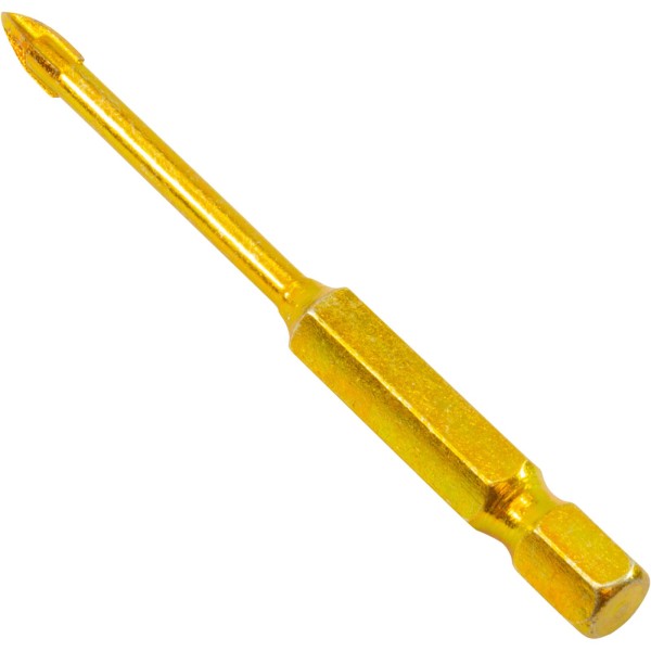 Glass Drill Bit, Nemo Power Tools, Type HC 4mm : HC+4MM