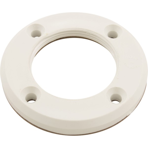 Faceplate, Kafko, 1-1/2"fpt, Inlet Fitting, White w/Gasket : 19-0300-0