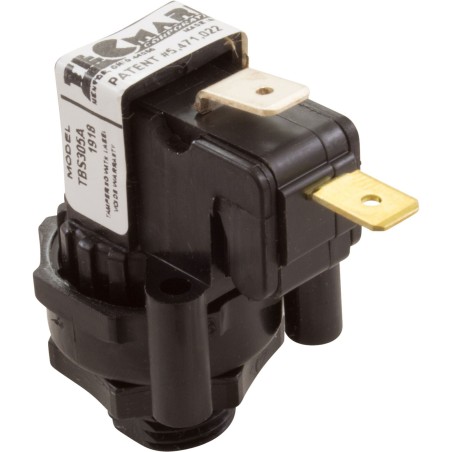 Air Switch, Tecmark, TBS305, SPNO, 10A, Threaded, Latching : TBS305A