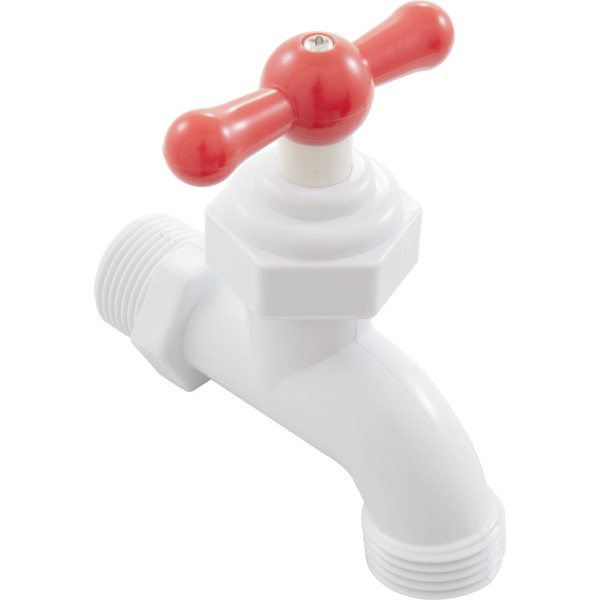 Hose Bib, 3/4" Male Pipe Thread, Plastic : 0203-07