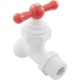 Hose Bib, 3/4" Male Pipe Thread, Plastic : 0203-07