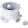 Body Assembly, Hayward SP0715 2" Vari-Flo Valve, White : SPX0715ALLAA