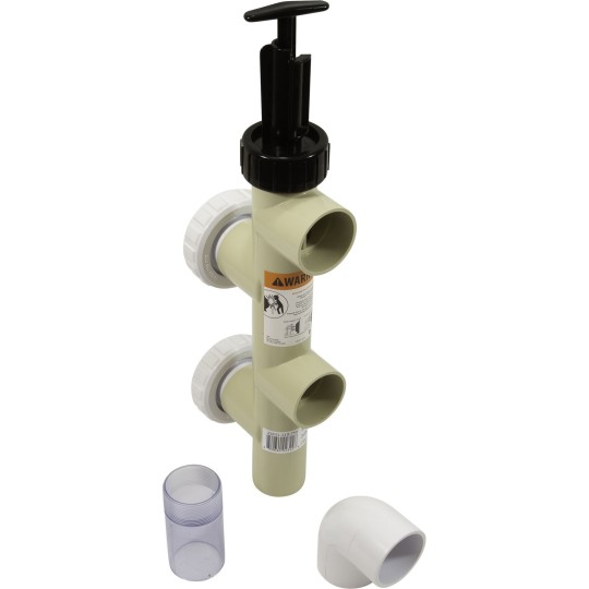 Push Pull Valve, PacFab, 2" Slip, PVC, Generic : 25831-119-750