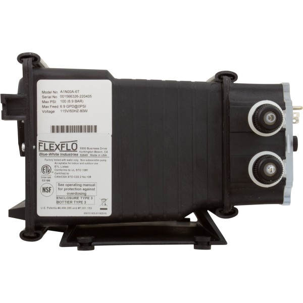 Pump, Peristaltic, Blue White FlexFlo A-100NA, 115v, 6.8 GPD : A1N00A-6T