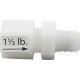 Check Valve Kit, 1-1/2 Lb., Tubing Connector : 1008011