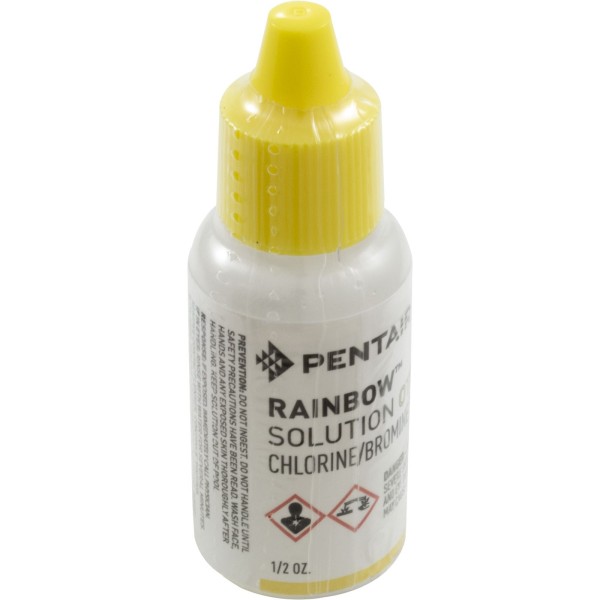 Test Solution, Pentair OTO, 1/2 Oz. Chlorine, Bromine : R161004